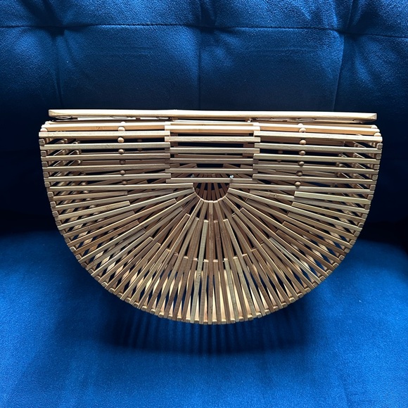 Cult Gaia Iconic LARGE Ark Bamboo Bag Excellent Condition - Picture 2 of 10